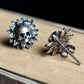 100% 925 Sterling Silver Ear Piercing Stud Earrings Fashion Sunflower