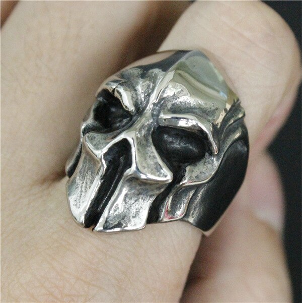 2017 Mask Helmet Ring 316L Stainless Steel