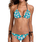 Day Of The Dead Sugar Skull Gothic Pattern Sexy Swimwear Bikini Swimsuits