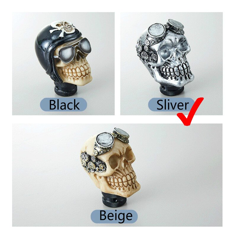 Car Gear Shift Knobs Skull Head Gear Manual Transmission Gear