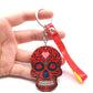 Keychain Calavera Sweet Whimsical Skull Key chain Keyring