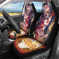 Printing Gothic Sugar Skull Car Front Seat Covers