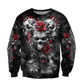 Reaper Skull Tattoo 3D Printed Fashion Mens hoodies and Sweatshirt Autumn Unisex zipper Hoodie Casual Sportswear