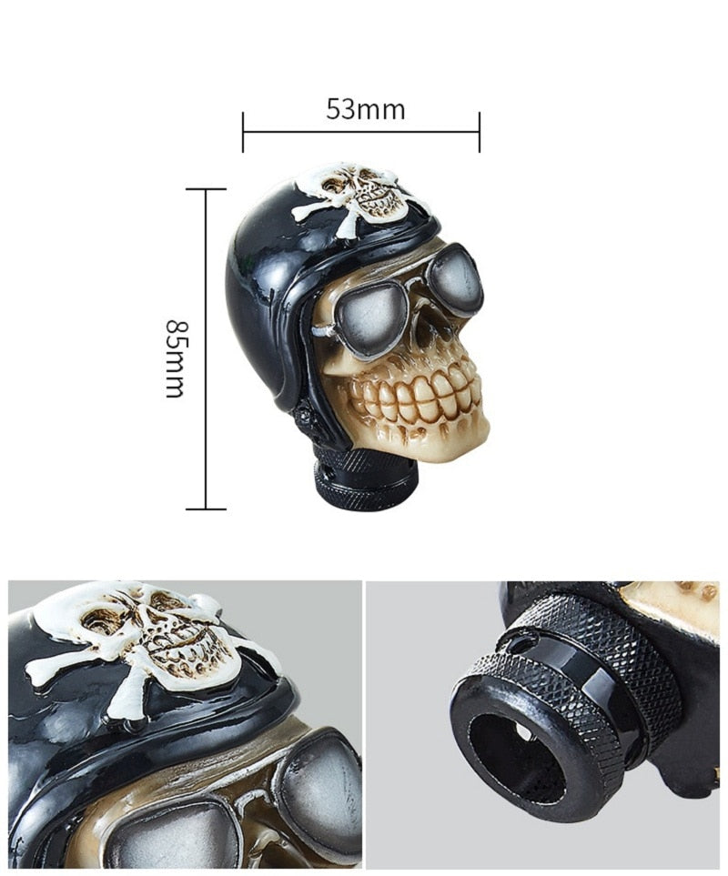 Car Gear Shift Knobs Skull Head Gear Manual Transmission Gear