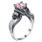 Women's Skull Ring European and American Punk style Motor Biker Men Party Ring Birthday stone skull men's jewelry Rings