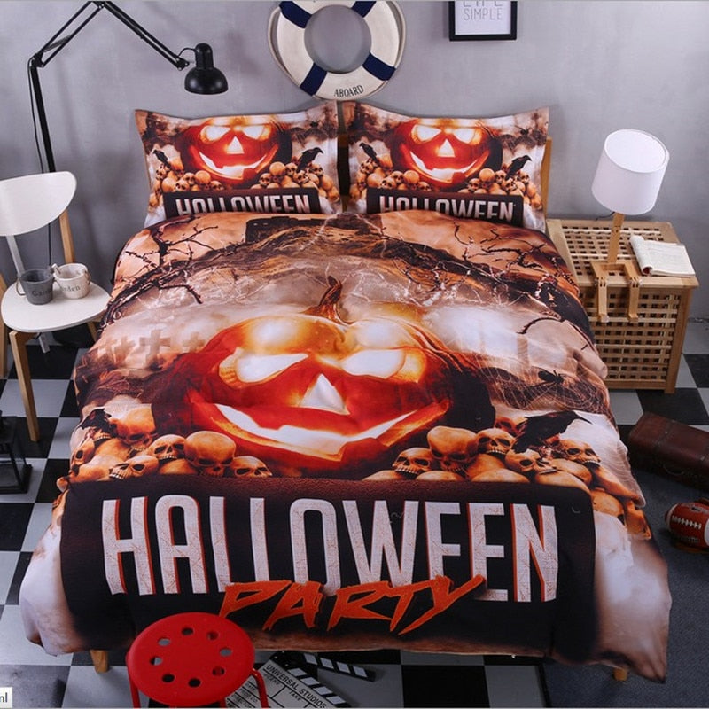 Halloween Bedding Set 3D Printed duvet cover for kids Home Duvet Cover