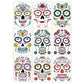 Waterproof Temporary Tattoo Sticker Party Decoration Sugar skull Mask