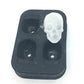 Halloween Party Silicone 3D Ice Ball Cube Tray Skull Shape Mold Chocolate Cake Baking Tools Black