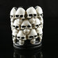 Halloween Resin Terror Model White Skull Wine Cup Ashtray Prop Skeleton