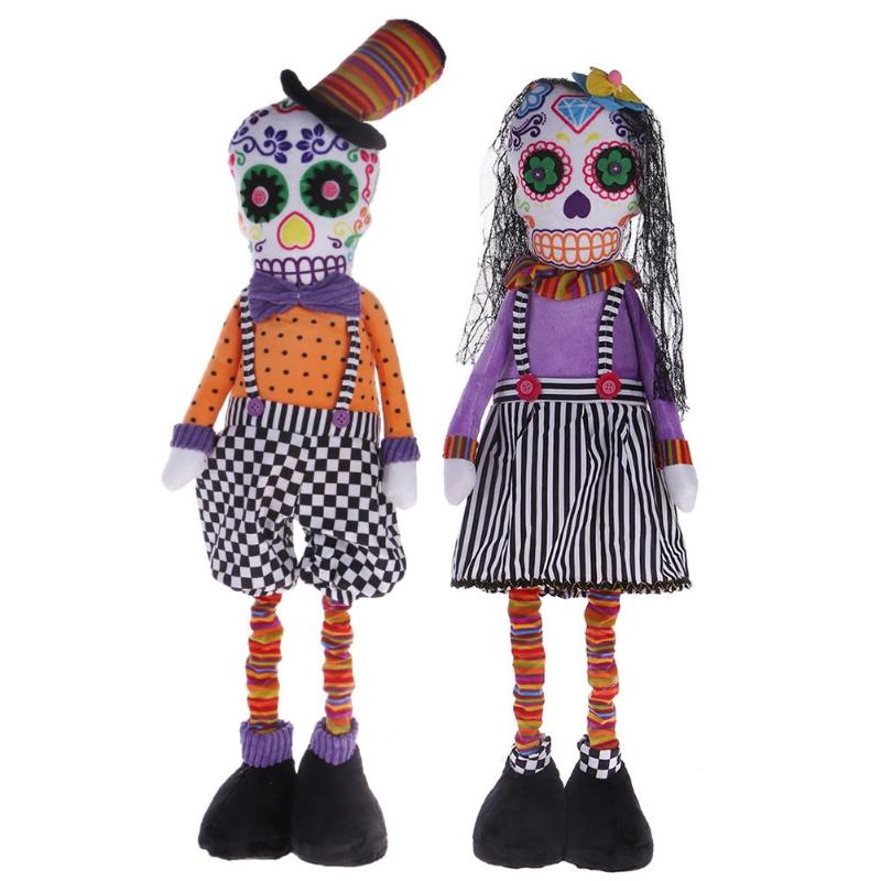 Halloween Scary Skull Doll Haunted House Spooky Creepy Novelty