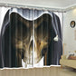 Skull Decorative Wall Luxury 3D Curtains For Living room Bedroom Curtains