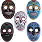 Halloween Skull Flower Mask Painted Peking Opera Mask Full Face Party Adult Scary Terror Gorgeous Ghost Masquerade Day Of Dead