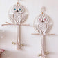 Hand woven Macrame Wall Hanging Wind Chimes Tapestry Nordic Home Wall Decoration  Sugar Skull  Boho Decor