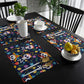 Mexican Skull Table Runner Wedding Table Decor Party Dining Table Mat Placemat
