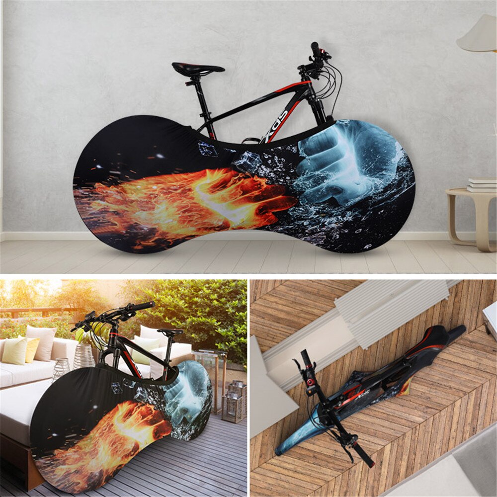 New Arrival Road Bicycle Protector Cover Gothic Style Sugar Skull Pattern