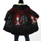 Gothic Unisex Hooded cloak Crazy Skull wind breaker Unisex Casual Thick Warm cloak, grim reaper skull skeleton Halloween hooded cloak coat