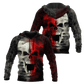 Dark Clould Skull Tattoo 3D All Over Printed Mens hoodies and Sweatshirt Autumn Unisex zipper Hoodie Casual Sportswear