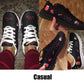 Stylish Skull Rose Floral Printing Women's Causal Shoes Woman