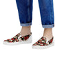 Women Flat Loafers Sugar Skull Printed Shoes for Women's Casual Round