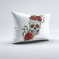 Sugar Skull Bedding Set Black White Duvet Cover Set Rose Print Bed Linen