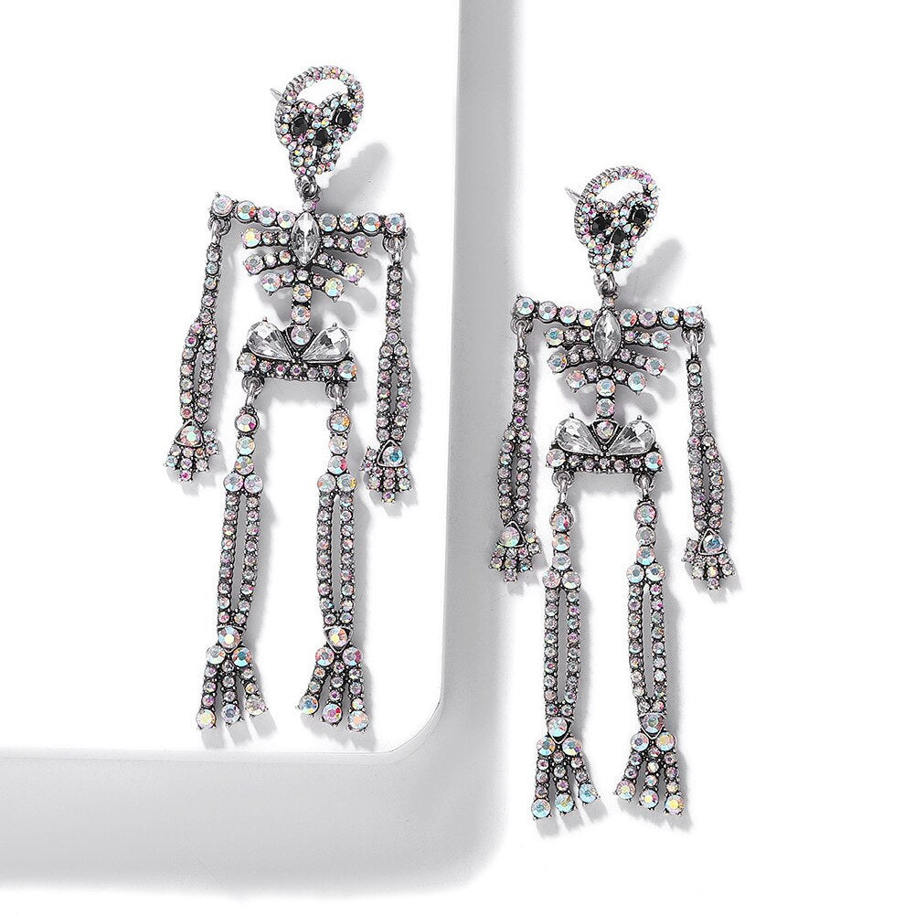 New Fashion Skeleton Skull Earrings