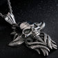 Cool Punk Stainless Steel Skull Pendants Necklaces For Men Fathers' Day Birthday Gifts For Boyfriend Best Friends