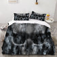 Skull Bedding Set 3D Printed Duvet Cover  3 Pieces Bed Set Comforter Cover Bedding Sets