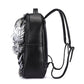 Unisex Rivet Laptop Backpack Men Pu Leather Women School Bags