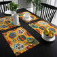 Mexican Skull Table Runner Wedding Table Decor Party Dining Table Mat Placemat