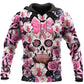 Sugar Skull Pullover Zip/Hoodies/Sweatshirts/Jacket