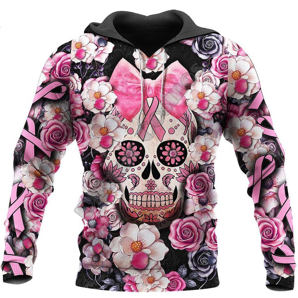 Sugar Skull Pullover Zip/Hoodies/Sweatshirts/Jacket
