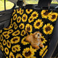 Sugar Skull Print Car Interior Accessories Cushions Non-slip Car Back Seat Cover for Pets Stylish Pet Seat Cover