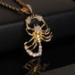 Animal Scorpion Hip Hop Pendant Chain Gold