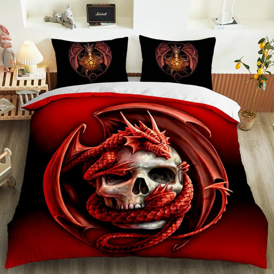 Sugar skull 3D Printed bedding set Luxury Duvet Cover Pillowcase