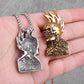 Gothic Rules Skull Punk Rock Hiphop Men Necklaces