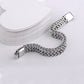 Bracelet men's kpop stainless steel link chain on hand