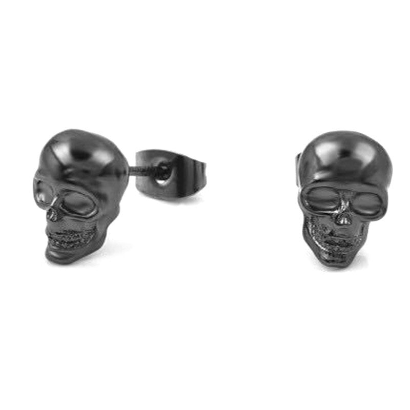 1Pair Cool Color Jewelry Punk Skull Earrings