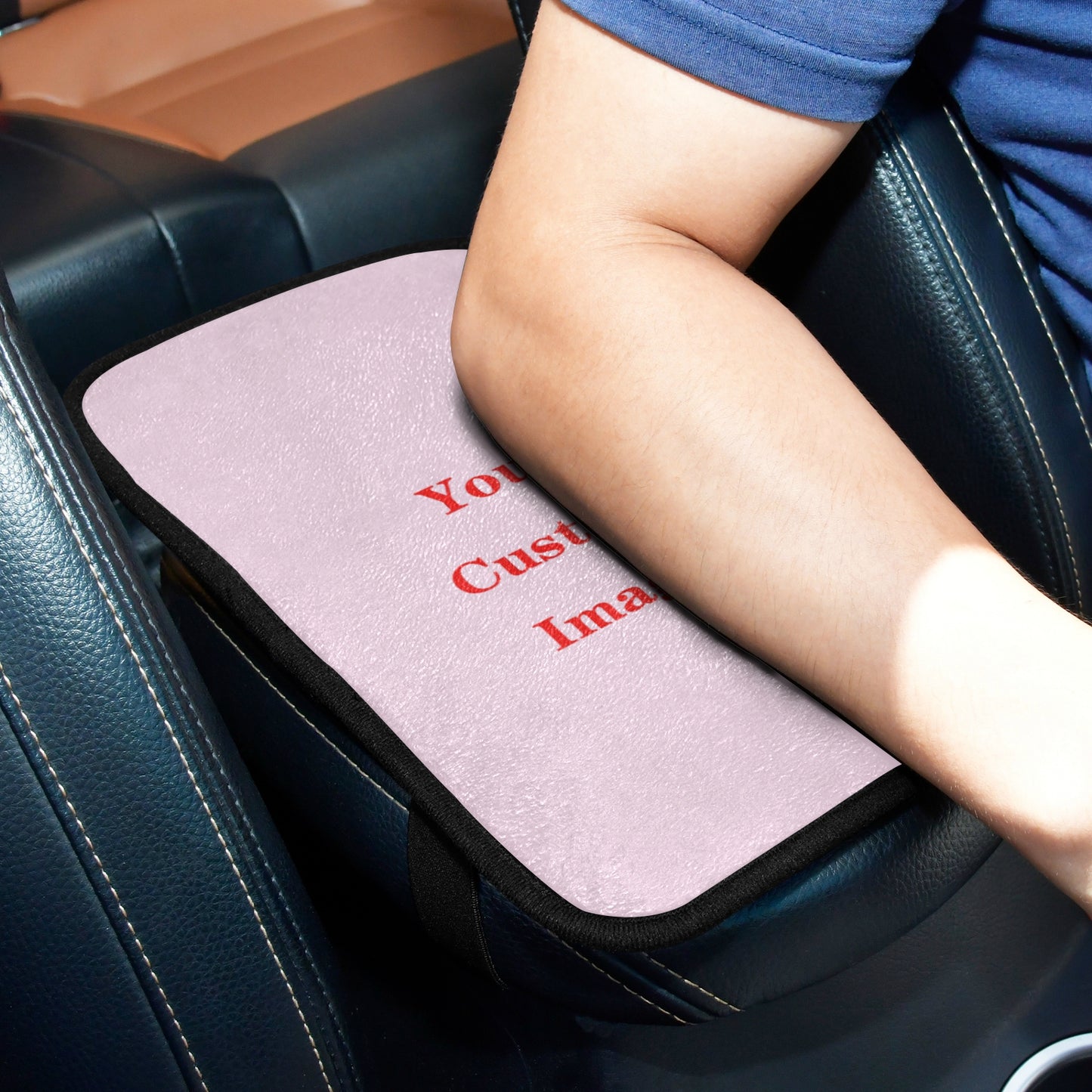 Luxury Car Armrest Cover Mat Universal Custom design