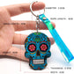 Keychain Calavera Sweet Whimsical Skull Key chain Keyring