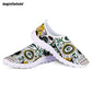Gothic Sugar Skull Patterns Women's Flats Shoes Slip On