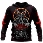 Lord Of Death Satanic Skull 3D All Over Printed Autumn Men Hoodies Unisex Casual Zip Pullover Streetwear
