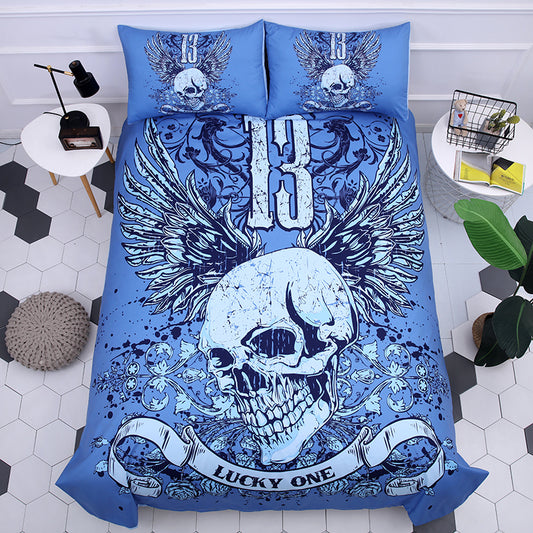 Amazing Skull 3D Printing Bedding- Set Duvet Covers Set.