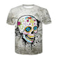 New Fashion Harajuku Women T-Shirt 3d Print The Skull