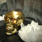 Holiday alternative golden skull candle holder silver/black holder/personality decoration craft 1pc/lot