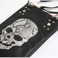 Hot New Punk Black Skull Face Designer PU leather Handbags Women's Shoulder Bag Ladies Tote CrossBody Shopping Bag QF086