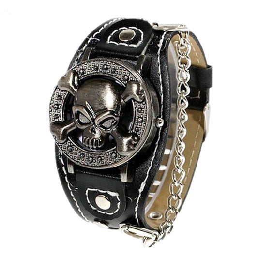 Hot Sale Skull Watch Men Wrist Watch Punk Clamshell Fashion Watches Men's Watch Clock relogio masculino relojes para hombre