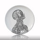 Human Body structure decorative plate art ceramic dish display tray club price fun skull dish creative kitchen decoration set