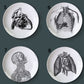 Human Body structure decorative plate art ceramic dish display tray club price fun skull dish creative kitchen decoration set