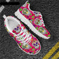 Sugar Skull Floral Flats Sneaker Shoes for Women Light Weight Sneakers Shoes