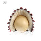 Resin Skull Statues Figurines India Style Skull Skeletons Head Ornament Creative Halloween Bar Home Decoration Accessories